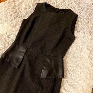 *ZARA* Work Dark Grey Dress